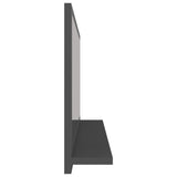 NNEVL Bathroom Mirror Grey 80x10.5x37cm Chipboard