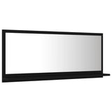 NNEVL Bathroom Mirror Black 90cm Chipboard