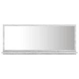 NNEVL Bathroom Mirror Concrete Grey 90cm Chipboard