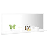 NNEVL Bathroom Mirror White 100cm Chipboard