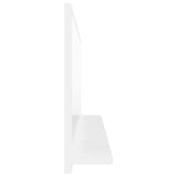 NNEVL Bathroom Mirror White 100cm Chipboard