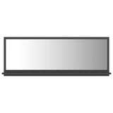 NNEVL Bathroom Mirror Grey 100cm Chipboard