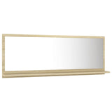 NNEVL Bathroom Mirror Sonoma Oak 100cm Chipboard