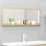 NNEVL Bathroom Mirror Sonoma Oak 100cm Chipboard