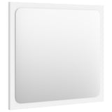 NNEVL Bathroom Mirror White 40x1.5x37 cm Chipboard