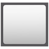 NNEVL Bathroom Mirror Grey 40x1.5x37 cm Chipboard
