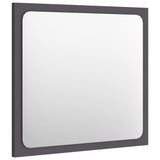 NNEVL Bathroom Mirror Grey 40x1.5x37 cm Chipboard