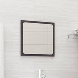 NNEVL Bathroom Mirror Grey 40x1.5x37 cm Chipboard