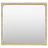 NNEVL Bathroom Mirror Sonoma Oak 40x1.5x37 cm Chipboard