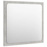 NNEVL Bathroom Mirror Concrete Grey 40x1.5x37 cm Chipboard