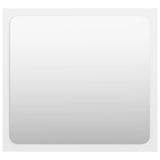 NNEVL Bathroom Mirror High Gloss White 40x1.5x37 cm Chipboard