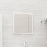 NNEVL Bathroom Mirror High Gloss White 40x1.5x37 cm Chipboard