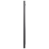 NNEVL Bathroom Mirror High Gloss Grey 40x1.5x37 cm Chipboard