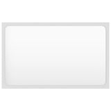 NNEVL Bathroom Mirror White 60x1.5x37 cm Chipboard