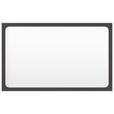 NNEVL Bathroom Mirror Grey 60x1.5x37 cm Chipboard