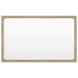 NNEVL Bathroom Mirror Sonoma Oak 60x1.5x37 cm Chipboard