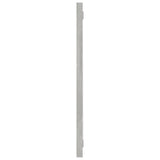 NNEVL Bathroom Mirror Concrete Grey 60x1.5x37 cm Chipboard