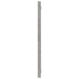 NNEVL Bathroom Mirror Concrete Grey 90x1.5x37 cm Chipboard