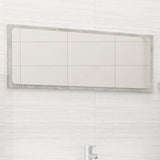 NNEVL Bathroom Mirror Concrete Grey 90x1.5x37 cm Chipboard