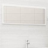 NNEVL Bathroom Mirror White 100x1.5x37 cm Chipboard