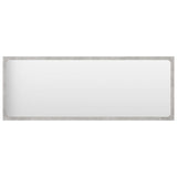 NNEVL Bathroom Mirror Concrete Grey 100x1.5x37 cm Chipboard