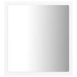 NNEVL LED Bathroom Mirror White 40x8.5x37 cm Chipboard