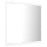 NNEVL LED Bathroom Mirror White 40x8.5x37 cm Chipboard
