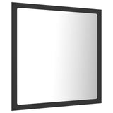 NNEVL LED Bathroom Mirror Grey 40x8.5x37 cm Chipboard