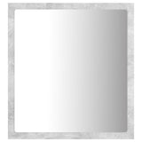 NNEVL LED Bathroom Mirror Concrete Grey 40x8.5x37 cm Chipboard