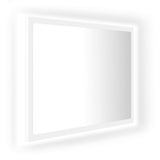 NNEVL LED Bathroom Mirror White 60x8.5x37 cm Chipboard