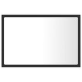 NNEVL LED Bathroom Mirror Grey 60x8.5x37 cm Chipboard