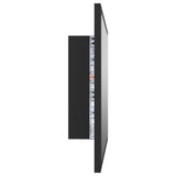 NNEVL LED Bathroom Mirror Grey 60x8.5x37 cm Chipboard