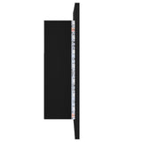 NNEVL LED Bathroom Mirror Cabinet Black 40x12x45 cm