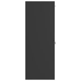 NNEVL Bathroom Cabinet Grey 30x30x80 cm Chipboard