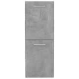 NNEVL Bathroom Cabinet Concrete Grey 30x30x80 cm Engineered Wood