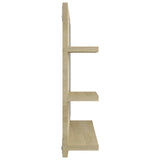 NNEVL Bathroom Mirror Sonoma Oak 60x10.5x45 cm Chipboard