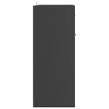 NNEVL Bathroom Cabinet Grey 60x33x80 cm Chipboard