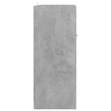 NNEVL Bathroom Cabinet Concrete Grey 60x33x80 cm Chipboard