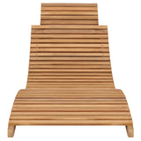 NNEVL 3 Piece Folding Garden Lounge Set Solid Teak Wood