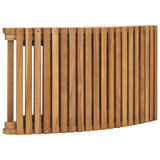 NNEVL 3 Piece Folding Garden Lounge Set Solid Teak Wood