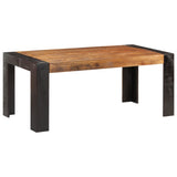 NNEVL Dining Table 180x90x76 cm Solid Mango Wood
