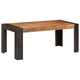 NNEVL Dining Table 180x90x76 cm Solid Mango Wood