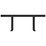 NNEVL Backrest for Pallet Sofa Black 110 cm Iron