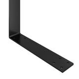 NNEVL Backrest for Pallet Sofa Black 110 cm Iron