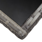 NNEVL 7 Piece Garden Dining Set Poly Rattan Anthracite & Grey