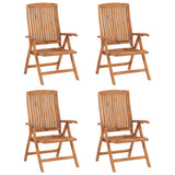 NNEVL 5 Piece Garden Dining Set Solid Teak Wood