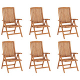 NNEVL 7 Piece Garden Dining Set Solid Teak Wood