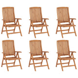 NNEVL 7 Piece Garden Dining Set Solid Teak Wood