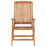 NNEVL 9 Piece Garden Dining Set Solid Teak Wood