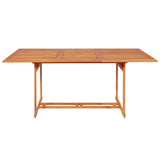 NNEVL 7 Piece Garden Dining Set with Cushions Solid Teak Wood Grey